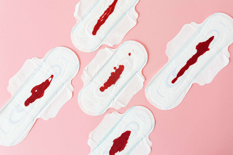 what your period blood color